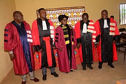 Check out the thesis defense in picture